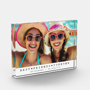 Modern Besties Vriendschap Hart Fotoblokken