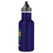 MODERN BEWERKBAAR EENVOUDIG BLAUW AFBEELDING TEKST WATERFLES (Rechts)