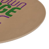 MODERN BEWERKBAAR EENVOUDIG BRUIN AFBEELDING TEKST SNIJPLANK (Hoek)