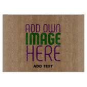 MODERN BEWERKBAAR EENVOUDIG BRUIN AFBEELDING TEKST SNIJPLANK (Voorkant)