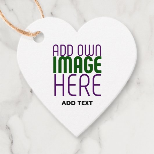 MODERN BEWERKBAAR EENVOUDIG WIT AFBEELDING TEKST S BEDANKJES LABELS (Voorkant)