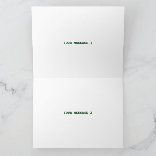 MODERN BEWERKBAAR EENVOUDIG WIT AFBEELDING TEKST S BEDANKKAART (Binnen)