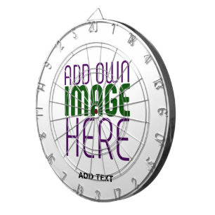 MODERN BEWERKBAAR EENVOUDIG WIT AFBEELDING TEKST S DARTBORD