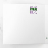 MODERN BEWERKBAAR EENVOUDIG WIT AFBEELDING TEKST S DRIELUIK KAART (Binnenzijde eerst)