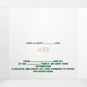 MODERN BEWERKBAAR EENVOUDIG WIT AFBEELDING TEKST S DRIELUIK KAART (Binnenkant midden)