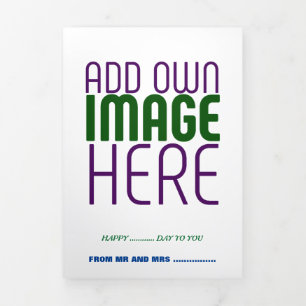 MODERN BEWERKBAAR EENVOUDIG WIT AFBEELDING TEKST S DRIELUIK KAART