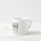 MODERN BEWERKBAAR EENVOUDIG WIT AFBEELDING TEKST S ESPRESSO KOP (Voorkant rechts)