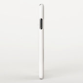 MODERN BEWERKBAAR EENVOUDIG WIT AFBEELDING TEKST S iPhone HOESJE (Rechterkant)