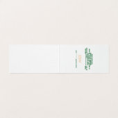 MODERN BEWERKBAAR EENVOUDIG WIT AFBEELDING TEKST S KAART (Binnenkant ongevouwen)