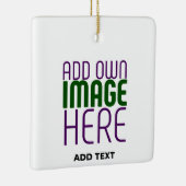 MODERN BEWERKBAAR EENVOUDIG WIT AFBEELDING TEKST S KERAMISCH ORNAMENT (Rechts)