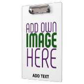 MODERN BEWERKBAAR EENVOUDIG WIT AFBEELDING TEKST S KLEMBORD (Links)