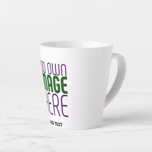 MODERN BEWERKBAAR EENVOUDIG WIT AFBEELDING TEKST S LATTE MOK (Rechterhoek)