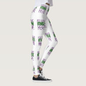 MODERN BEWERKBAAR EENVOUDIG WIT AFBEELDING TEKST S LEGGINGS (Rechts)