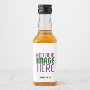 MODERN BEWERKBAAR EENVOUDIG WIT AFBEELDING TEKST S LIKEURFLES ETIKET