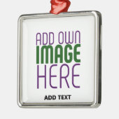 MODERN BEWERKBAAR EENVOUDIG WIT AFBEELDING TEKST S METALEN ORNAMENT (Links)