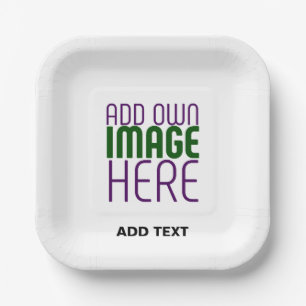 MODERN BEWERKBAAR EENVOUDIG WIT AFBEELDING TEKST S PAPIEREN BORDJE