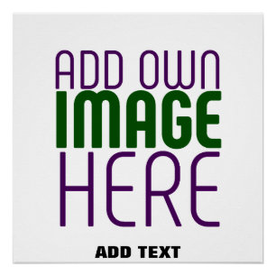 MODERN BEWERKBAAR EENVOUDIG WIT AFBEELDING TEKST S PERFECT POSTER