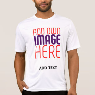 MODERN BEWERKBAAR EENVOUDIG WIT AFBEELDING TEKST S T-SHIRT