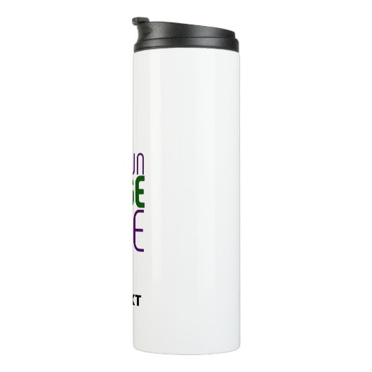 MODERN BEWERKBAAR EENVOUDIG WIT AFBEELDING TEKST S THERMOSBEKER (Geroteerd rechts)