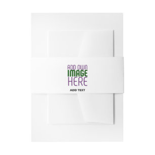 MODERN BEWERKBAAR EENVOUDIG WIT AFBEELDING TEKST S UITNODIGINGEN WIKKEL