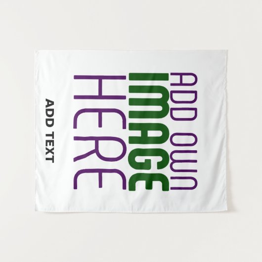 MODERN BEWERKBAAR EENVOUDIG WIT AFBEELDING TEKST S WANDKLEED (Voorkant (horizontaal))