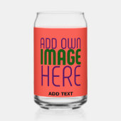 MODERN BEWERKBAAR ROOD SINAASAPPEL AFBEELDING TEKS BLIKVORM GLAS (Achterkant)