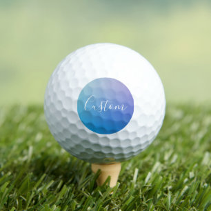 Modern bewerkbaar script schrijven Kleurrijke Om Golfballen