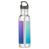 Modern bewerkbaar script schrijven | Kleurrijke Om Waterfles (Achterkant)