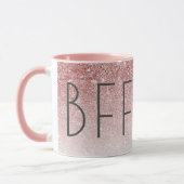 Modern BFF Roos Gold Glitter Best Friend Girly Mok (Links)