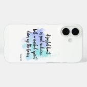 Modern Bijbelvers Case-Mate iPhone Case (Achterkant (horizontaal))