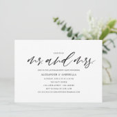 Modern binnenkort te worden, Mr. en mevrouw Engage Kaart (Staand voorkant)