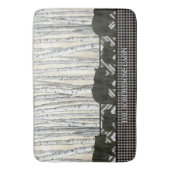 Modern Birch Forest Lodge Beren in Buffalo Play Badmat (Voorkant Verticaal)