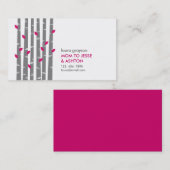Modern Birch mammie Calling Card Contactkaartje (Voorkant / Achterkant)