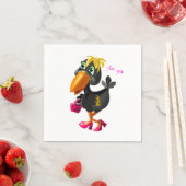 Modern Bird Napkins Fun Servet (Insitu)