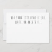 Modern Birthday 4 Foto Collage Persoonlijk Kad (Achterkant)