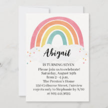 Modern Birthday Celebration Invitation