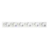 Modern Black and Gold Minimal Holiday Baubles Lint (Voorkant)
