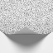 Modern Black and White Dalmatian Spots Cadeaupapier (Hoek)