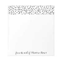 Modern Black and White Dalmatian Spots