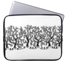 Modern Black and White Joshua Tree Neopreen