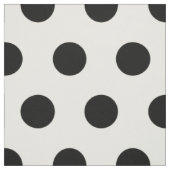 Modern Black and White Polka Dots Stof (Swatch)
