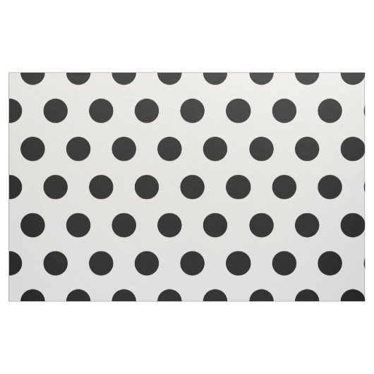 Modern Black and White Polka Dots Stof (Fat Quarter)