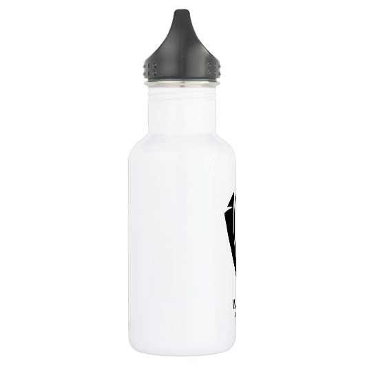 Modern Black and White Tuxedo Groomsman Gift Waterfles (Links)
