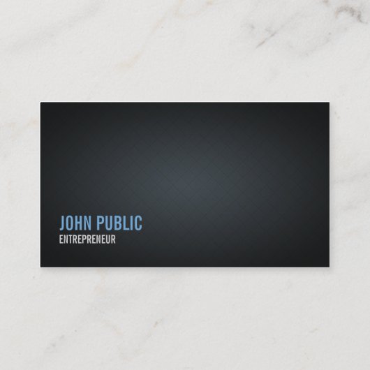 Modern Black Diamond Tegel Pattern Visitekaartje (Achterkant)