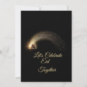 Modern Black elegant Eid Party Invitation (Dos)