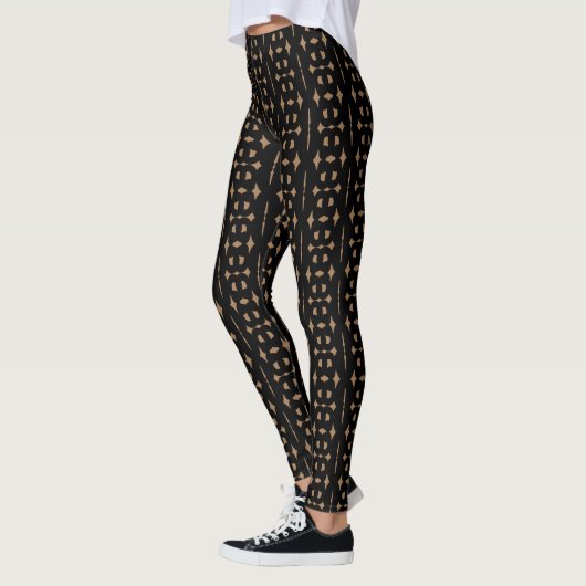 Modern Black en Beige Leggings (Links)