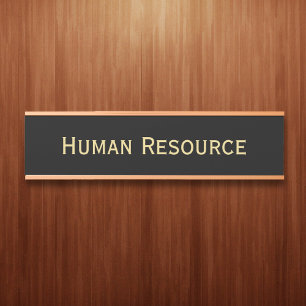 Modern Black Faux Gold Kantoor Room Department Nam Deurbordje