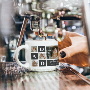 Modern Black   Foto van collage   Pap Best Gift Espresso Kop