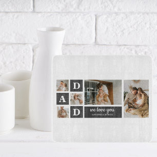 Modern Black Foto van collage Pap Best Gift Snijplank