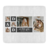 Modern Black | Foto van collage | Pap Best Gift Snijplank (Voorkant)